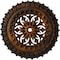 Ekena Millwork Sellek Ceiling Medallion (Fits Canopies up to 1 1/8"), 18 1/2"OD x 7/8"ID x 1 1/2"P, Rust CM18SKRUS - alternate 1